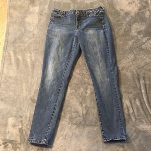 Large high waisted skinny jeggings